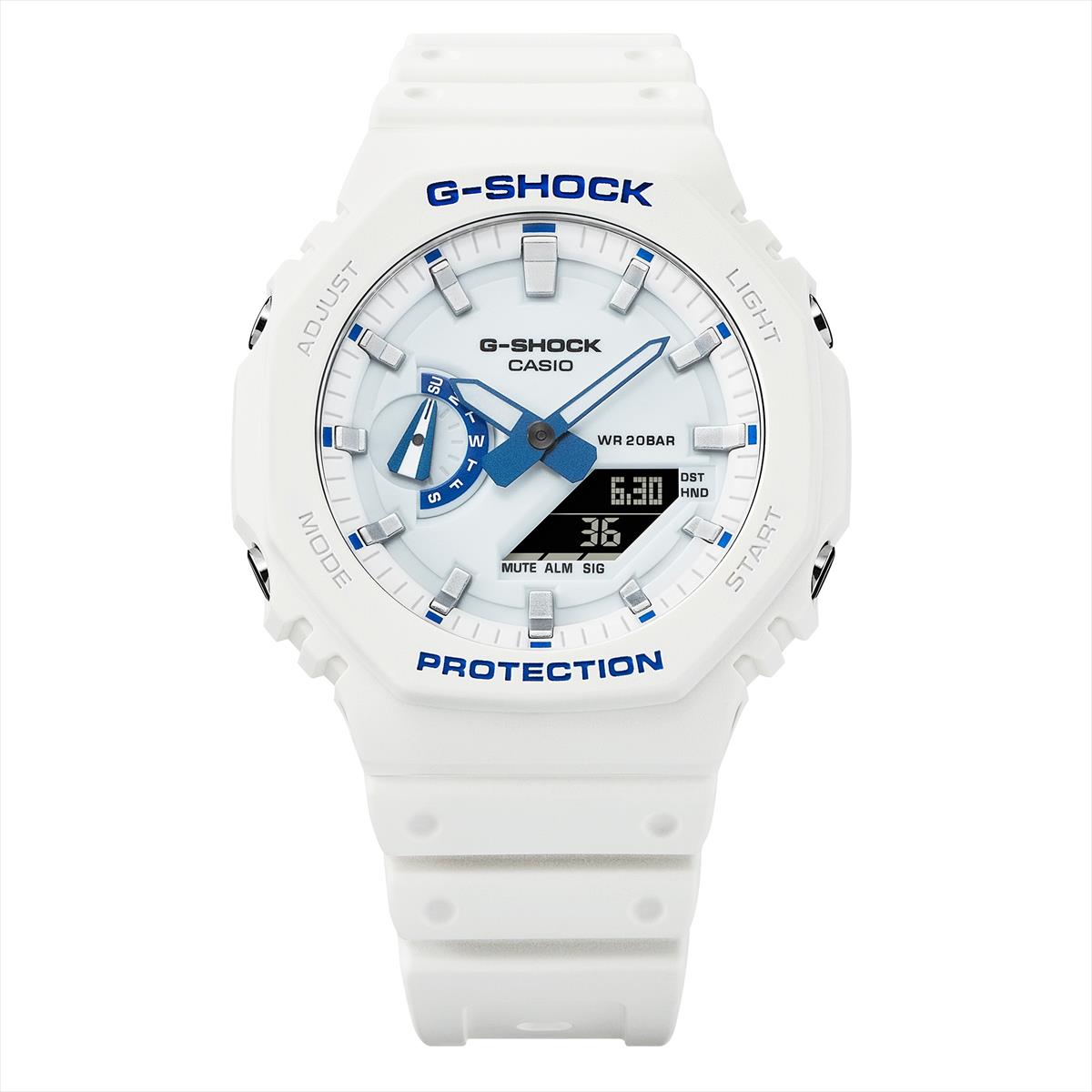 カシオ Gショック WEB限定モデル GA-2100HDS-7A1JF HIDDEN GLOW シリーズ ブルー蓄光フェイス CASIO G-SHOCK公式掲載店【0625】【店頭受取可能商品】